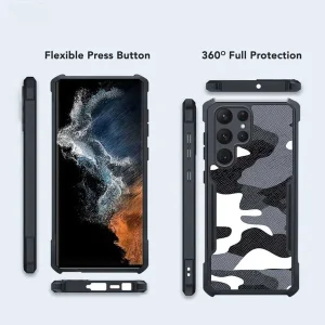 کاور اپیکوی مدل Xundd Camouflage مناسب برای گوشی موبایل سامسونگ Galaxy S23 Ultra