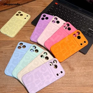 کاور اپیکوی مدل Leopard Silicone مناسب برای گوشی موبایل اپل iPhone 17 Pro Max