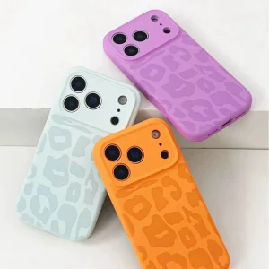 کاور اپیکوی مدل Leopard Silicone مناسب برای گوشی موبایل اپل iPhone 17 Pro Max