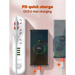کابل تبدیل USB به USB-C الدینیو مدل LS603 طول 3 متر