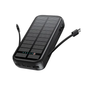 پاوربانک گرین لاین مدل PD20W SOLAR 2 ظرفیت 20000 میلی‌آمپر ساعت