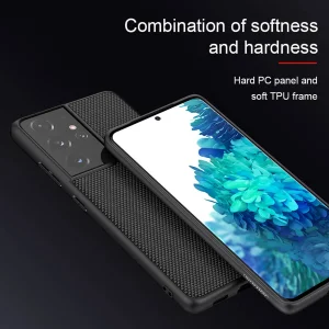 کاور نیلکین مدل Textured مناسب برای گوشی موبایل سامسونگ s21 ultra