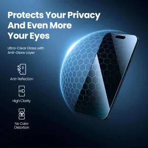 محافظ صفحه نمایش حریم شخصی نیلکین مدل Guardian Pri مناسب برای گوشی موبایل اپل iPhone 17 Air به همراه کیت