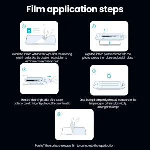 محافظ صفحه نمایش حریم شخصی نیلکین مدل Guardian Pri مناسب برای گوشی موبایل اپل iPhone 17 Air به همراه کیت