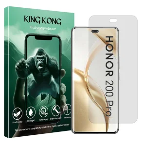 محافظ صفحه نمایش شفاف کینگ کونگ مدل Tough مناسب برای گوشی موبایل آنر 200 Pro