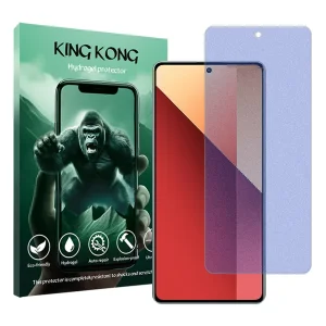 محافظ صفحه نمایش مات ضداشعه آبی کینگ کونگ مدل Tough مناسب برای گوشی موبایل شیائومی Redmi Note 13 Pro 4G