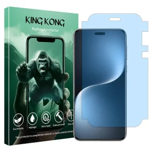 محافظ صفحه نمایش مات ضداشعه آبی کینگ کونگ مدل Tough مناسب برای گوشی موبایل آنر Magic7 Pro