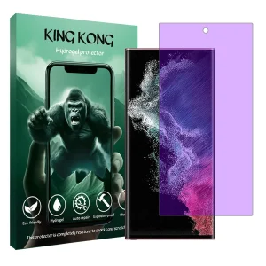 محافظ صفحه نمایش آنتی پرپل کینگ کونگ مدل Tough مناسب برای گوشی موبایل سامسونگ Galaxy S22 Ultra 5G
