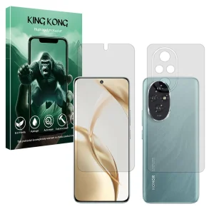 محافظ صفحه نمایش شفاف کینگ کونگ مدل Tough مناسب برای گوشی موبایل آنر 200 به همراه محافظ پشت گوشی