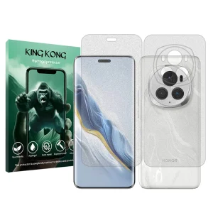 محافظ صفحه نمایش مات کینگ کونگ مدل Tough مناسب برای گوشی موبایل آنر Magic6 Pro به همراه محافظ پشت گوشی