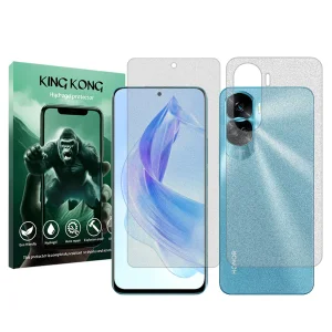 محافظ صفحه نمایش مات کینگ کونگ مدل Tough مناسب برای گوشی موبایل آنر 90 Lite به همراه محافظ پشت گوشی