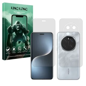 محافظ صفحه نمایش مات کینگ کونگ مدل Tough مناسب برای گوشی موبایل آنر Magic7 Pro به همراه محافظ پشت گوشی