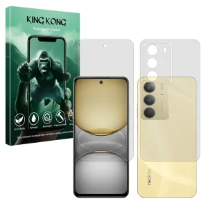 محافظ صفحه نمایش مات کینگ کونگ مدل Tough مناسب برای گوشی موبایل ریلمی C75 به همراه محافظ پشت گوشی