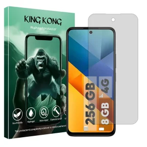 محافظ صفحه نمایش شفاف کینگ کونگ مدل Tough مناسب برای گوشی موبایل شیائومی Poco M6 4G