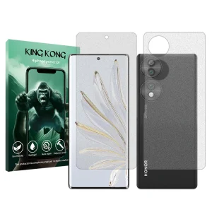 محافظ صفحه نمایش مات کینگ کونگ مدل Tough مناسب برای گوشی موبایل آنر 70 به همراه محافظ پشت گوشی