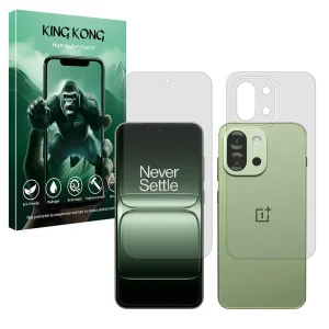 محافظ صفحه نمایش مات کینگ کونگ مدل Tough مناسب برای گوشی موبایل وان پلاس 13s به همراه محافظ پشت گوشی