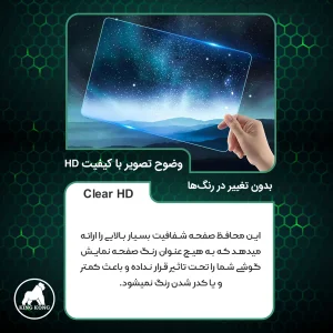 محافظ صفحه نمایش شفاف کینگ کونگ مدل Tough مناسب برای گوشی موبایل شیائومی Poco F6 Pro به همراه محافظ پشت گوشی