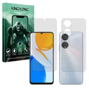 محافظ صفحه نمایش مات کینگ کونگ مدل Tough مناسب برای گوشی موبایل آنر X7 به همراه محافظ پشت گوشی
