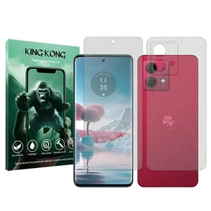 محافظ صفحه نمایش مات کینگ کونگ مدل Tough مناسب برای گوشی موبایل موتورولا Moto G84 به همراه محافظ پشت گوشی