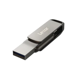فلش مموری لکسار مدل Dual Drive D400 ظرفیت 128 گیگابایت با رابط USB 3.2