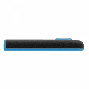 فلش مموری کشویی ای‌دیتا مدل DashDrive UV128 ظرفیت 64GB، رابط USB 3.0 با سرعت خواندن 90 و نوشتن 40MB/s، طراحی ضد خش و ضد گرد و خاک، قابلیت اتصال بند حمل
