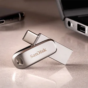 فلش مموری سن دیسک مدل Ultra Dual Drive Luxe ظرفیت 64 گیگابایت با رابط USB 3.2