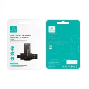 فلش مموری یوسمز مدل Typec-Usb3-High Speed-ZB201 ظرفیت 128 گیگابایت