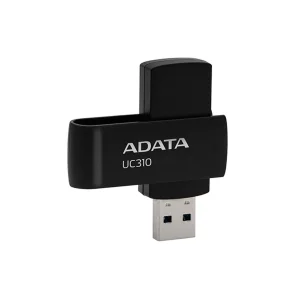 فلش مموری ای دیتا مدل UC310 ظرفیت 128 گیگابایت، سرعت خواندن تا 100 مگابایت بر ثانیه، سازگار با ویندوز، مک و لینوکس، طراحی ساده و وزن 9 گرم