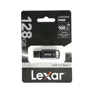 فلش مموری لکسار مدل V400 ظرفیت 128 گیگابایت با رابط USB 3.2 GEN 1