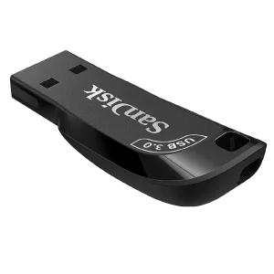 فلش مموری سن دیسک مدل ULTRA SHIFT CZ410 ظرفیت 128GB، سرعت خواندن 100MB/s، مجهز به USB 3.1 با سرعت 15 برابر USB 2.0، دارای نرم‌افزار امنیتی و بازیابی فایل، مناسب ضبط خودرو و تلویزیون