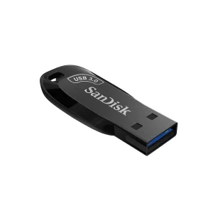 فلش مموری سن دیسک مدل ULTRA SHIFT CZ410 ظرفیت 128GB، سرعت خواندن 100MB/s، مجهز به USB 3.1 با سرعت 15 برابر USB 2.0، دارای نرم‌افزار امنیتی و بازیابی فایل، مناسب ضبط خودرو و تلویزیون