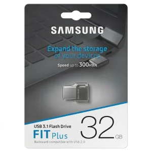 فلش مموری سامسونگ مدل FIT Plus USB 3.1 ظرفیت 32 گیگابایت