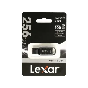 فلش مموری لکسار مدل V400 ظرفیت 256 گیگابایت با رابط USB 3.2