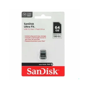 فلش مموری USB 3.2 سن دیسک مدل ULTRA FIT  SDCZ430 ظرفیت 64 گیگابایت