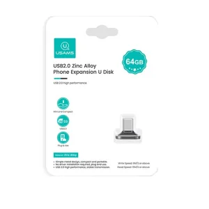 فلش مموری یوسمز مدل zb327 ظرفیت 64 گیگابایت با رابط USB Type-C