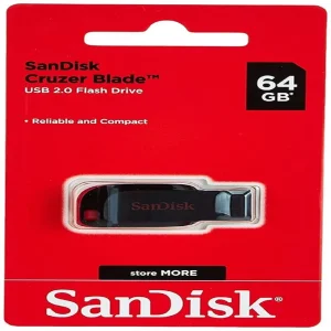 فلش مموری سن دیسک مدل Cruzer Blade ظرفیت 64 گیگابایت با رابط USB 2.0