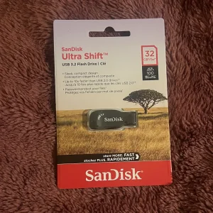 فلش مموری سن دیسک مدل Ultra Shift ظرفیت 32 گیگابایت با رابط USB 3.2