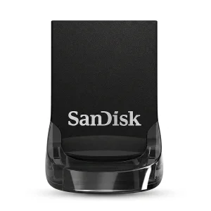 فلش مموری سن دیسک مدل ULTRA FIT USB 3.1 ظرفیت 64 گیگابایت با سرعت خواندن 130 مگابایت بر ثانیه، طراحی فوق کوچک، نرم‌افزار امنیتی SanDisk SecureAccess و بازیابی فایل RESCUEPRO Deluxe، مناسب ضبط خودرو و تلویزیون