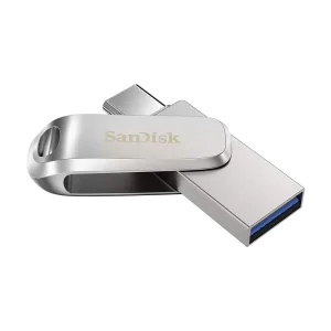 فلش مموری سن دیسک مدل Ultra Dual Drive Luxe ظرفیت 32 گیگابایت با رابط USB 3.2