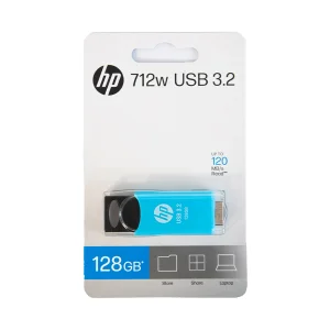 فلش مموری اچ‌ پی مدل 712W ظرفیت 128 گیگابایت با رابط USB 3.2