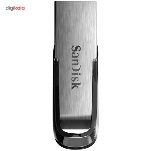 فلش مموری سن دیسک مدل Ultra Flair CZ73 ظرفیت 16 گیگابایت با بدنه فلزی، پورت USB 3.0، سازگار با USB 2.0 و قابلیت رمزگذاری فایل‌ها