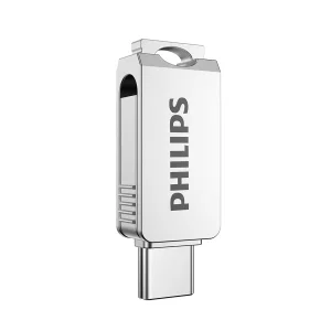 فلش مموری فیلیپس مدل FM30UC OTG 3.2 ظرفیت 128 گیگابایت با رابط USB 3.2