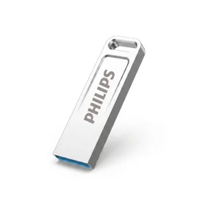 فلش مموری 64 گیگابایت فیلیپس مدل FM21UA-F با رابط USB 2.0، سرعت خواندن 30 مگابایت بر ثانیه، سرعت نوشتن 15 مگابایت بر ثانیه، ضد خش و ضد اثر انگشت، سازگار با ویندوز، مک OS و لینوکس