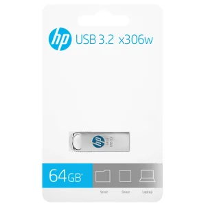 فلش مموری اچ پی مدل X306W USB3.2 ظرفیت 64 گیگابایت