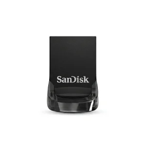 فلش مموری سن دیسک Ultra Fit CZ430 ظرفیت 256 گیگابایت، رابط USB 3.1 با سرعت خواندن 130 مگابایت بر ثانیه، طراحی فوق کوچک، نرم‌افزار امنیتی SanDisk SecureAccess و بازیابی فایل RESCUEPRO Deluxe، مناسب ضبط خودرو و تلویزیون