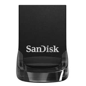 فلش مموری سن دیسک Ultra Fit CZ430 ظرفیت 256 گیگابایت، رابط USB 3.1 با سرعت خواندن 130 مگابایت بر ثانیه، طراحی فوق کوچک، نرم‌افزار امنیتی SanDisk SecureAccess و بازیابی فایل RESCUEPRO Deluxe، مناسب ضبط خودرو و تلویزیون