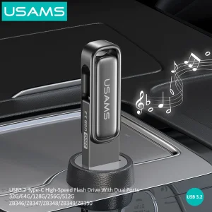 فلش مموری یوسمز مدل zb348 ظرفیت 128 گیگابایت با رابط usb-C