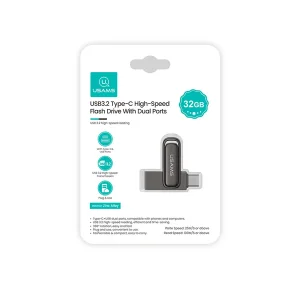 فلش مموری یوسمز مدل zb346 ظرفیت 32 گیگابایت با رابط USB Type-C