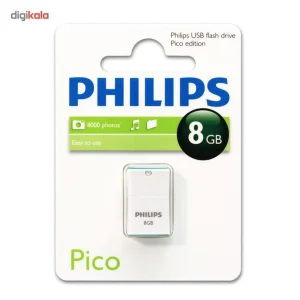 فلش مموری USB 2.0 فیلیپس مدل پیکو ادیشن FM08FD85B/97 ظرفیت 08 گیگابایت