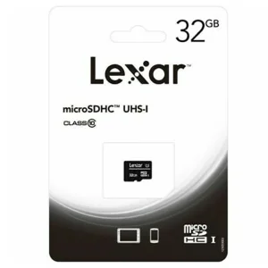 کارت حافظه microSDHC لکسار مدل Speed up to کلاس 10 استاندارد UHS-I U1 سرعت 80MBs ظرفیت 32 گیگابایت